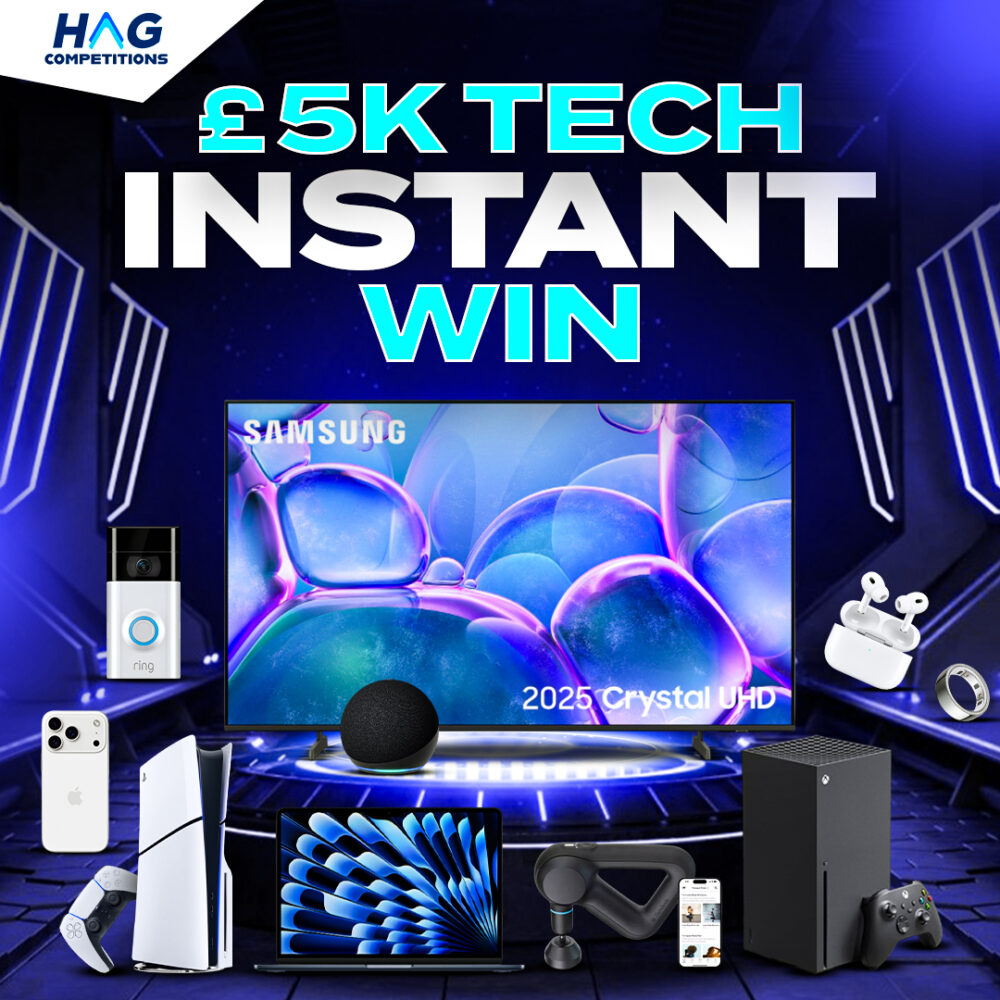 £5k Worth of Tech Instant Wins - Airpods Pro 3 End Prize